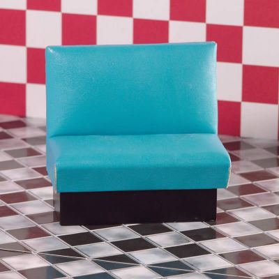 Turquoise Diner Seat/Bench                                  