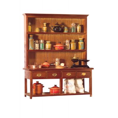 Large Dresser with Lower Shelf (W)                          