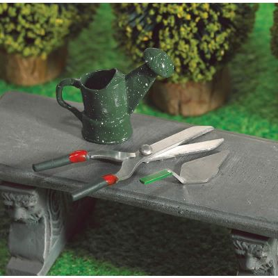 Watering Can, Shears and Trowel Set                         