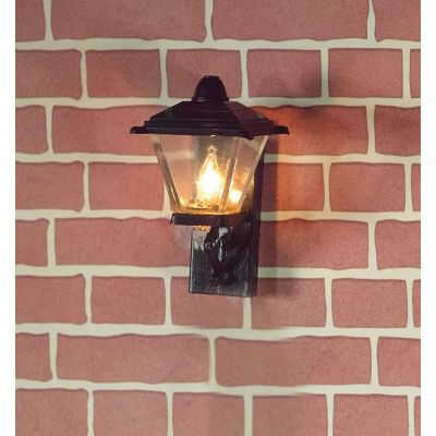 Black Outside lantern Wall Light                                    
