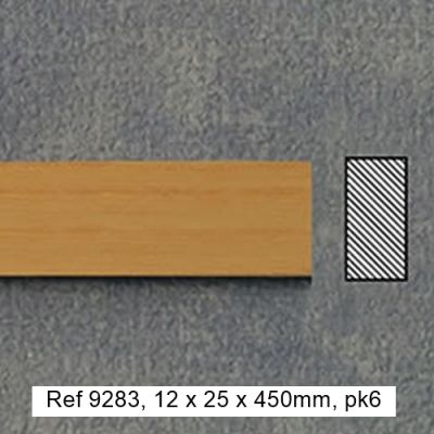 12 x 25 x 450mm timber, pk6                                    