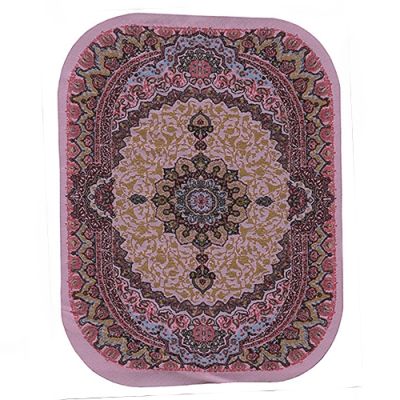 Large oval carpet pink
