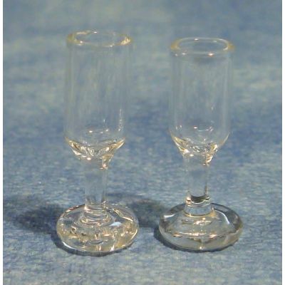 Glass Wine Glasses (Pk 2 )