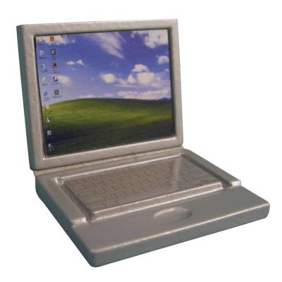 Detailed Silver Laptop