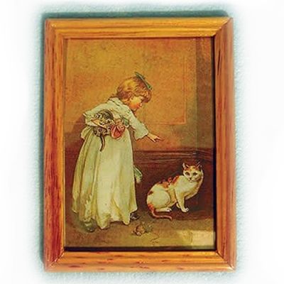 Lg Wood Frame Child/Pet Picture