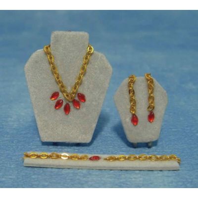Ruby Jewelery Set