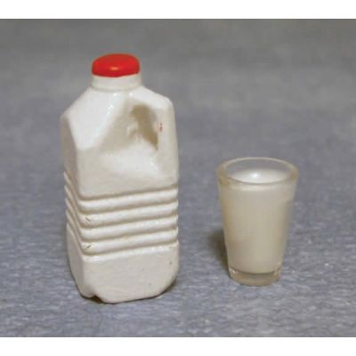 Milk Carton and Glass