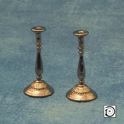 Silver Candle Stick Pair