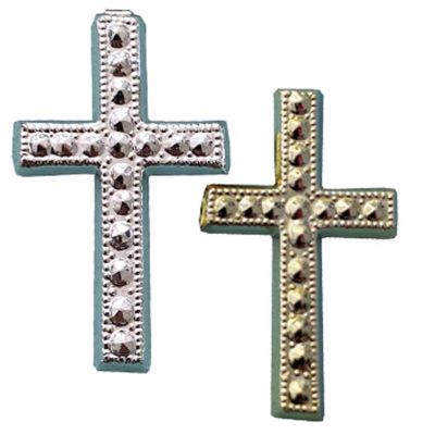 Gold & Silver Crucifix pr  D2619