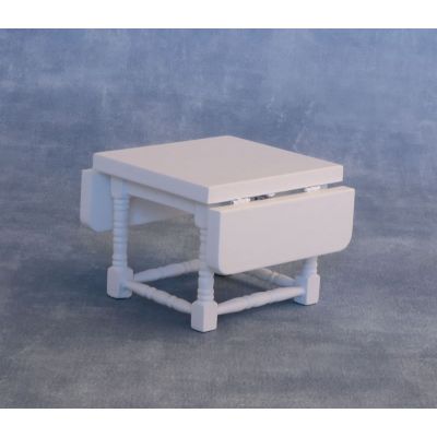 Drop Leaf Table White