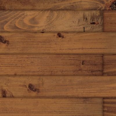 A3 gloss card old dark pine floorboards, 
