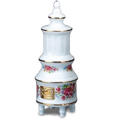 Porcelain stove, Dresden Rose