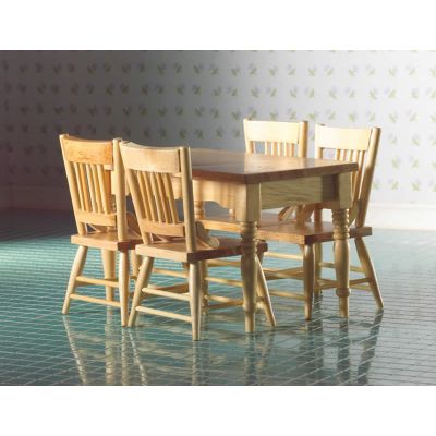 Kitchen Table & Four Chairs (L)                             