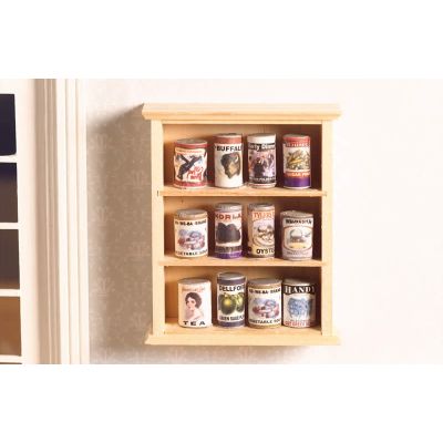 Larder Tins, 12 pcs                                         