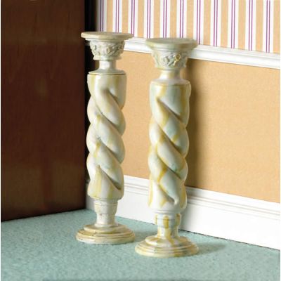 'Marble' Twist Column 2 pcs. (PR)                           