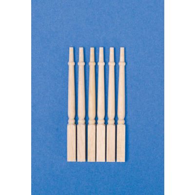 Square-based Spindles, 12 pieces                            