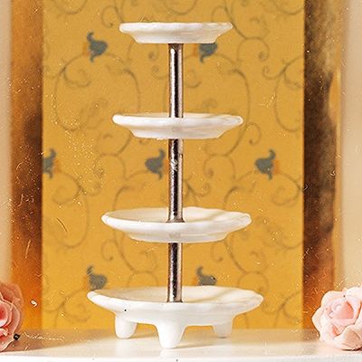 White 4-Tier Cake Stand                                     