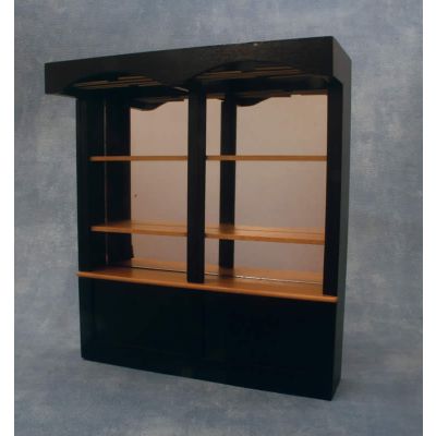 Black Bar Shelf Unit