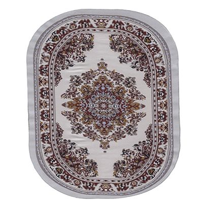 Large oval carpet cream