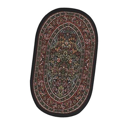 Small Oval Carpet Red 9351