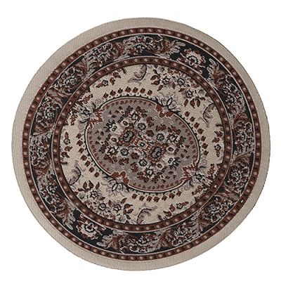 Large Circle Carpet Cream 9352