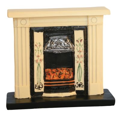 Tiled Fireplace