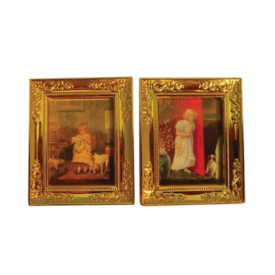 Gold Frame Child/Pet Pictures