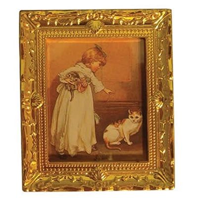 Lg Gold Frame Child/Pet Picture