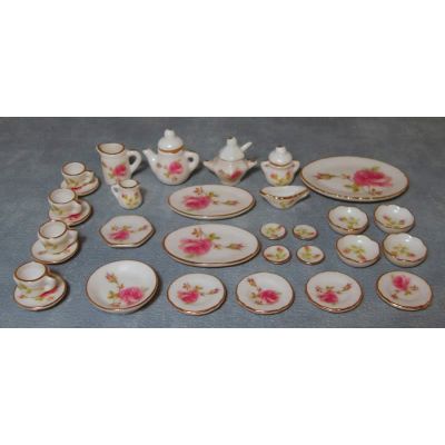 Pink Rose Tableware Set