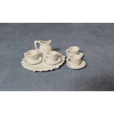 White Tea Set