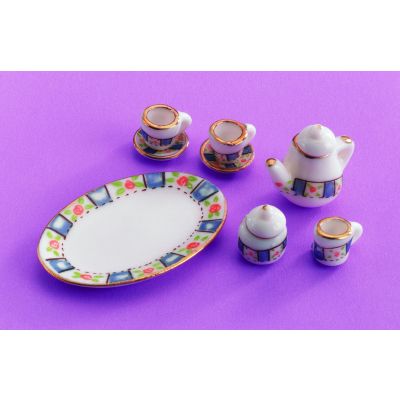 Blue Tea Set (10 pc)