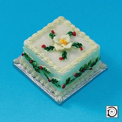 Square Christmas Cake (V6066)