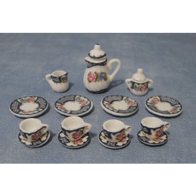 Heavy Floral Tea Set