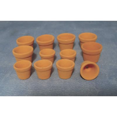 Terracotta Flower Pots 12Asst