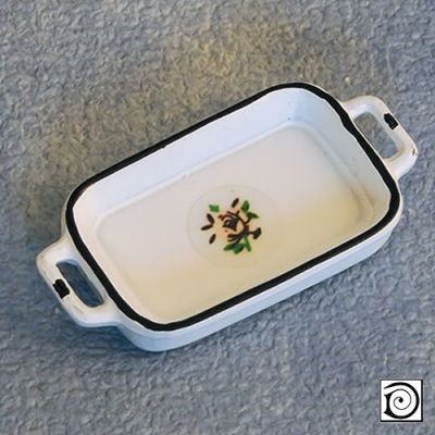 White Enamel Tray