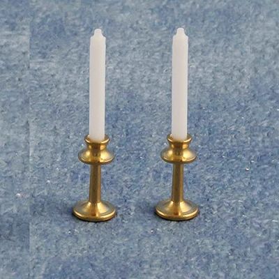 Brass Candlestick pair D2529