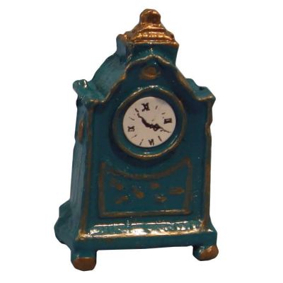 Blue Mantel Clock