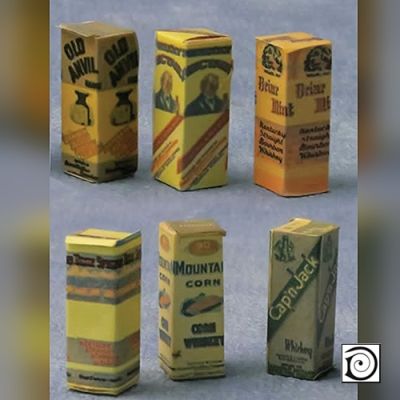 Spirit Bottles boxes pk6 