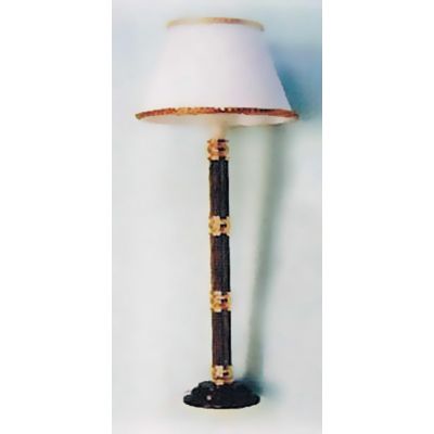 Standard Lamp Wood/Brass