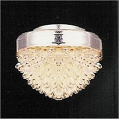 Silver/Glass ceiling light