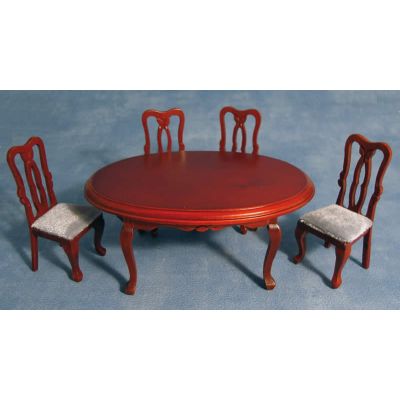 Oval Dining Table/4 Chairs