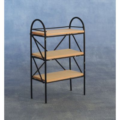 Black Wooden Shelves