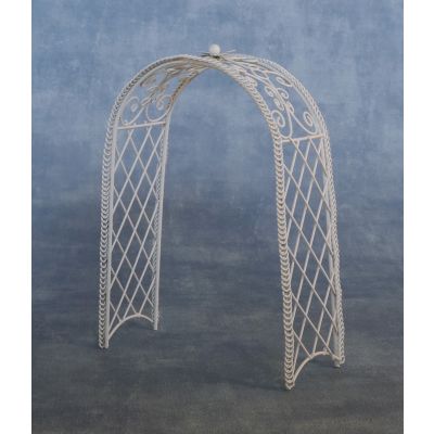 White Wire Arbour