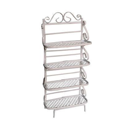 White Metal Shelves                   