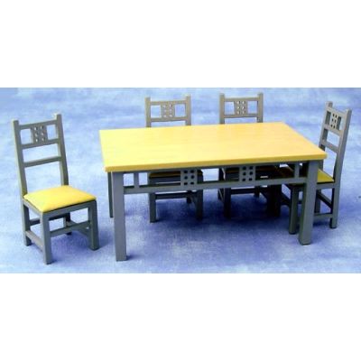 Modern silver Dining Set