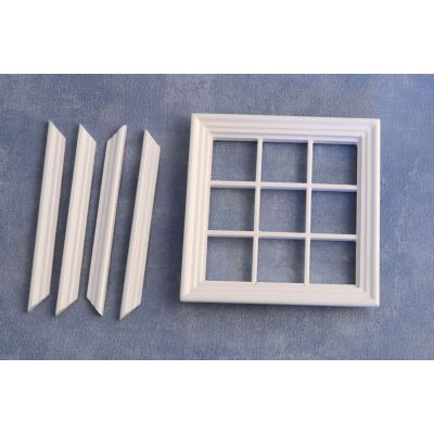 Georgian 9 Pane Window White