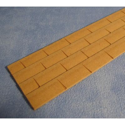 Wood Sheet of Roof Tiles 14"x2"