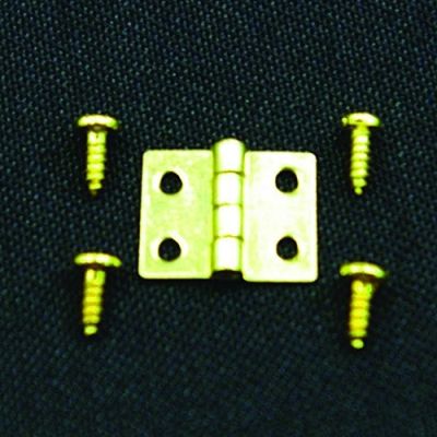 Hinges & Screws pk10, 8 x 8mm approx when opened up