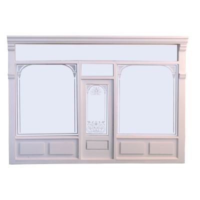 Shop Front, painted white