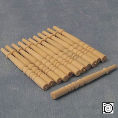 Spindles, Pk12 , 68mm long x 5mm dia                     